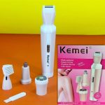 Kemei 4 in 1 Trimmer – Body, Face & Eyebrow Hair Remover | Rechargeable | COD BD