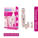 Kemei 4 in 1 Trimmer – Body, Face & Eyebrow Hair Remover | Rechargeable | COD BD - Image 2
